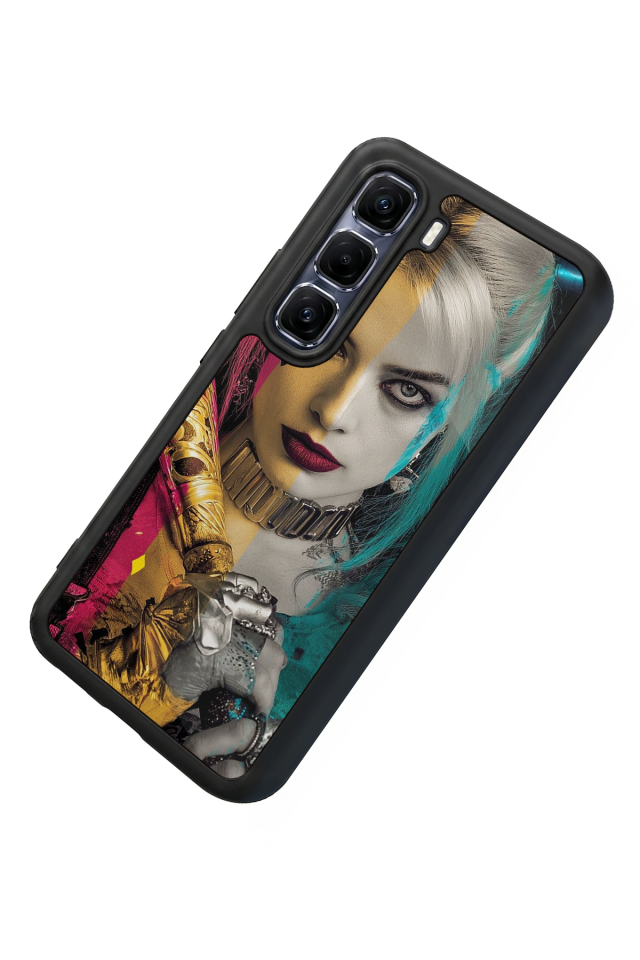 Infinix Hot 60 Pro Plus Uyumlu HarleyQueen Tasarımlı Glossy Premium Kılıf