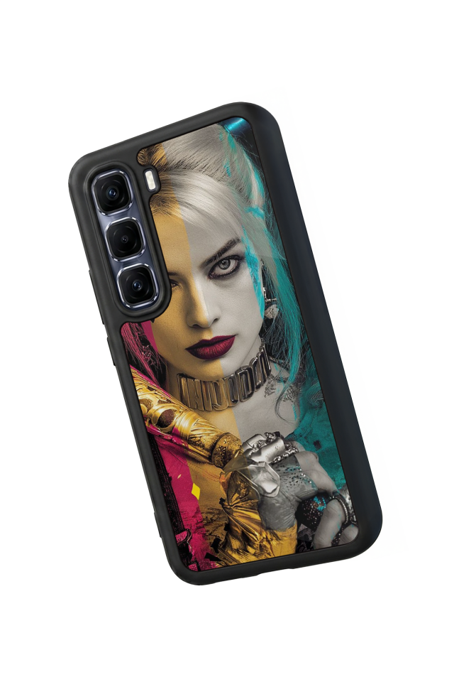 Infinix Hot 60 Pro Plus Uyumlu HarleyQueen Tasarımlı Glossy Premium Kılıf