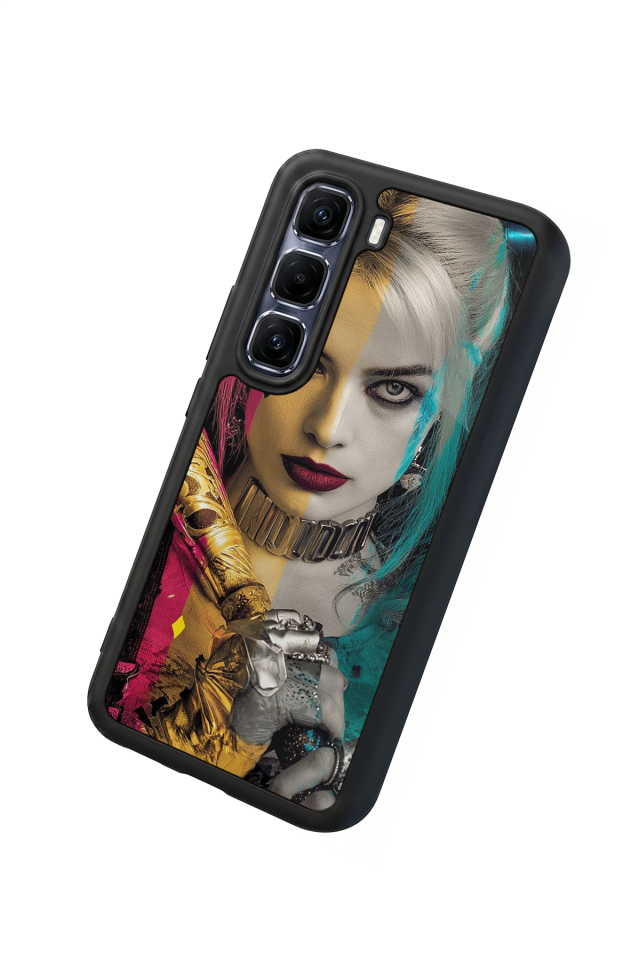 Infinix Hot 60 Pro Plus Uyumlu HarleyQueen Tasarımlı Glossy Premium Kılıf