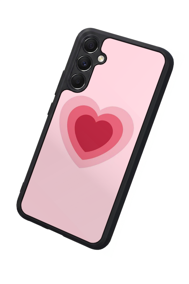 Samsung Galaxy M34 Uyumlu Kalp Love Tasarımlı Glossy Premium Kılıf
