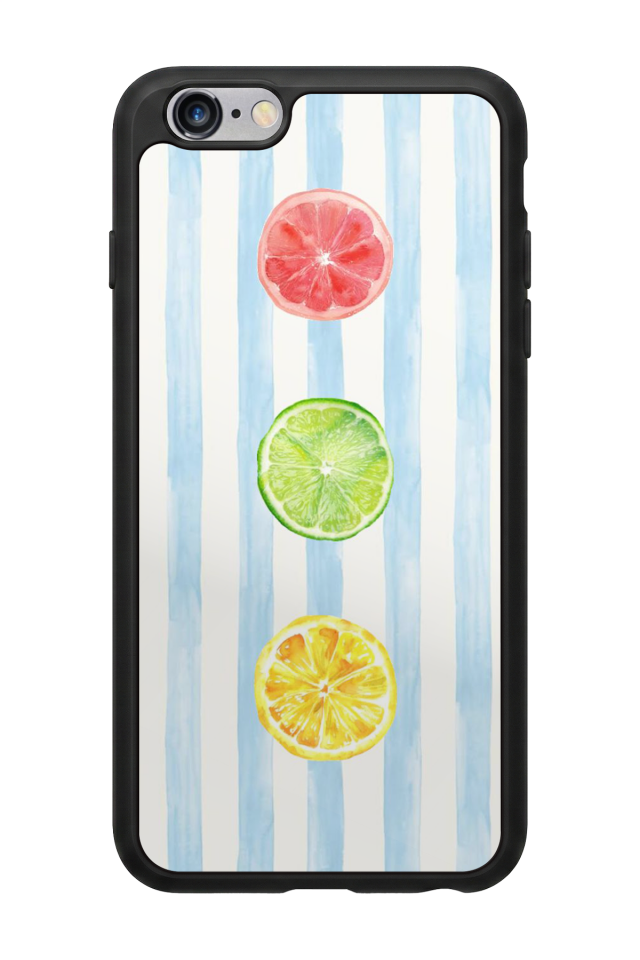 iPhone 6 Plus Uyumlu Limon Tasarımlı Glossy Premium Kılıf