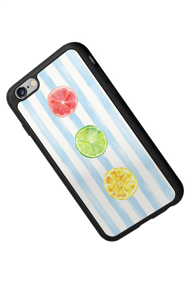 iPhone 6 Plus Uyumlu Limon Tasarımlı Glossy Premium Kılıf