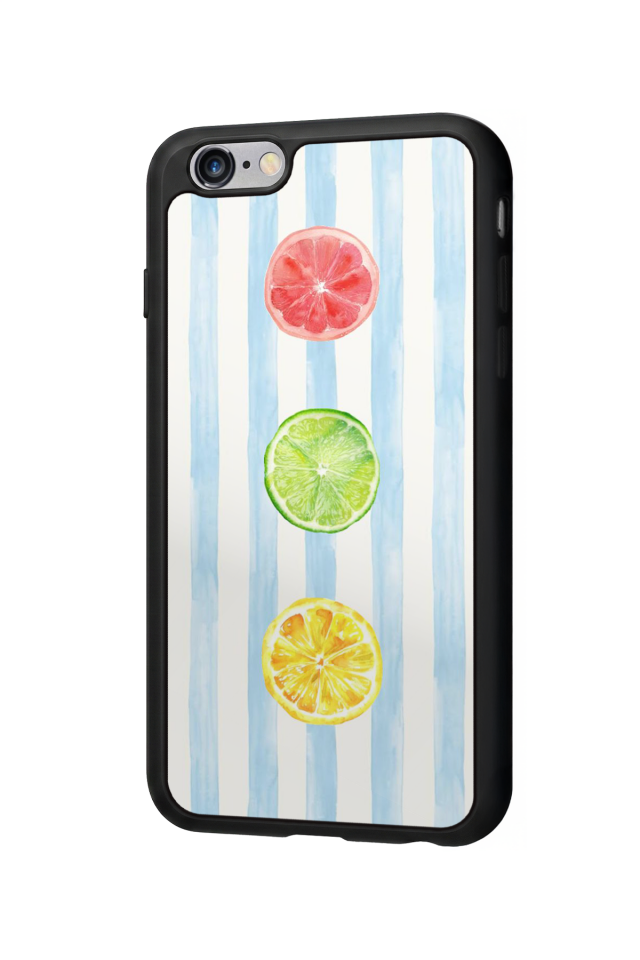 iPhone 6 Plus Uyumlu Limon Tasarımlı Glossy Premium Kılıf