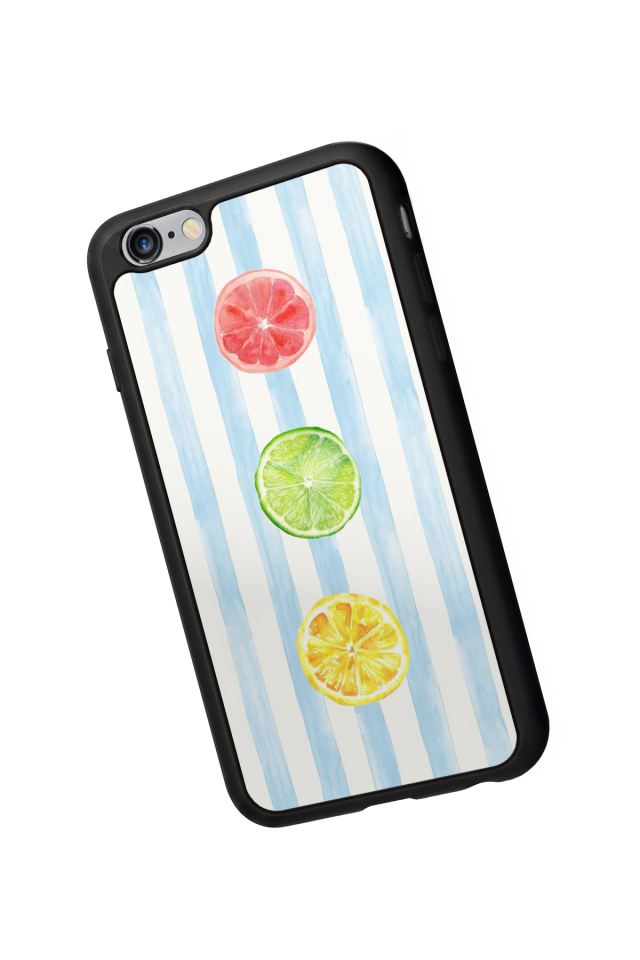 iPhone 6 Plus Uyumlu Limon Tasarımlı Glossy Premium Kılıf