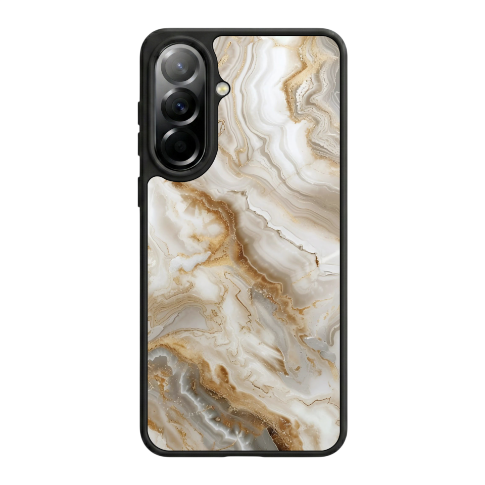 Samsung Galaxy A37 Uyumlu Mermer Marble Tasarımlı Glossy Premium Kılıf