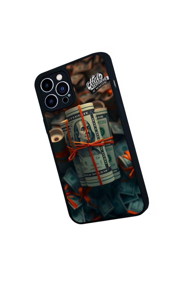 iPhone 12 Pro Max Uyumlu Para Tasarımlı Glossy Premium Kılıf