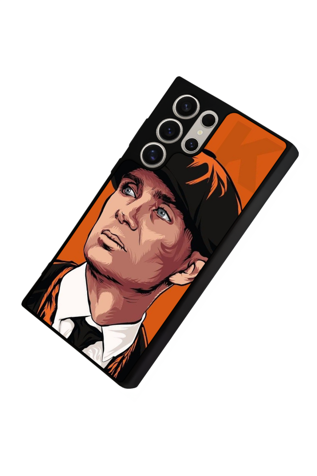 Samsung Galaxy S22 Ultra Uyumlu Peaky Blinders Tasarımlı Glossy Premium Kılıf