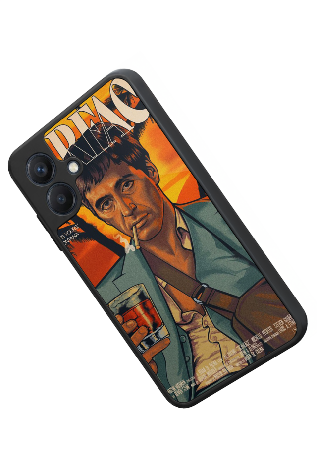 Samsung Galaxy A07 Uyumlu Scarface Tasarımlı Glossy Premium Kılıf