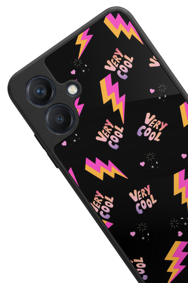 Samsung Galaxy A07 Uyumlu Simsek Tasarımlı Glossy Premium Kılıf