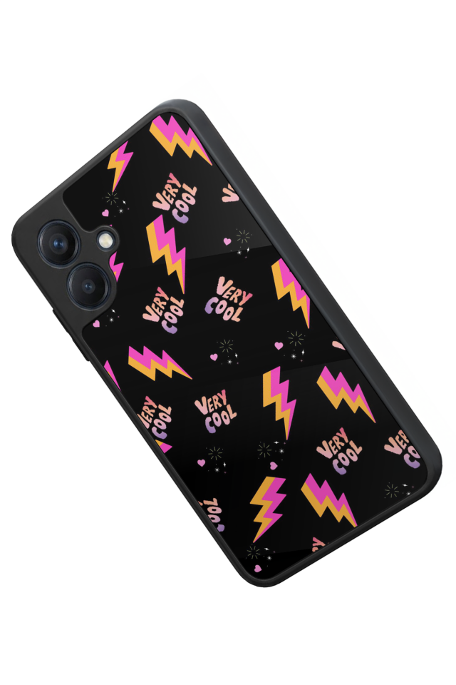 Samsung Galaxy A07 Uyumlu Simsek Tasarımlı Glossy Premium Kılıf