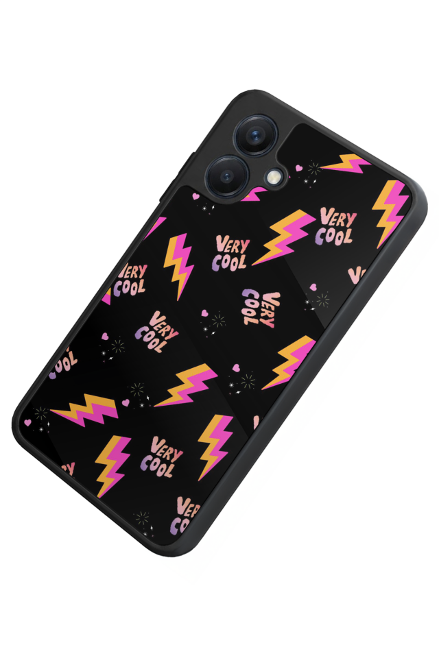 Samsung Galaxy A07 Uyumlu Simsek Tasarımlı Glossy Premium Kılıf