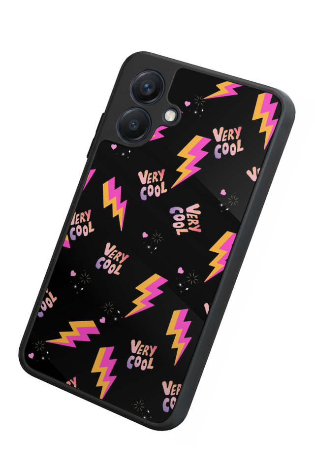 Samsung Galaxy A07 Uyumlu Simsek Tasarımlı Glossy Premium Kılıf