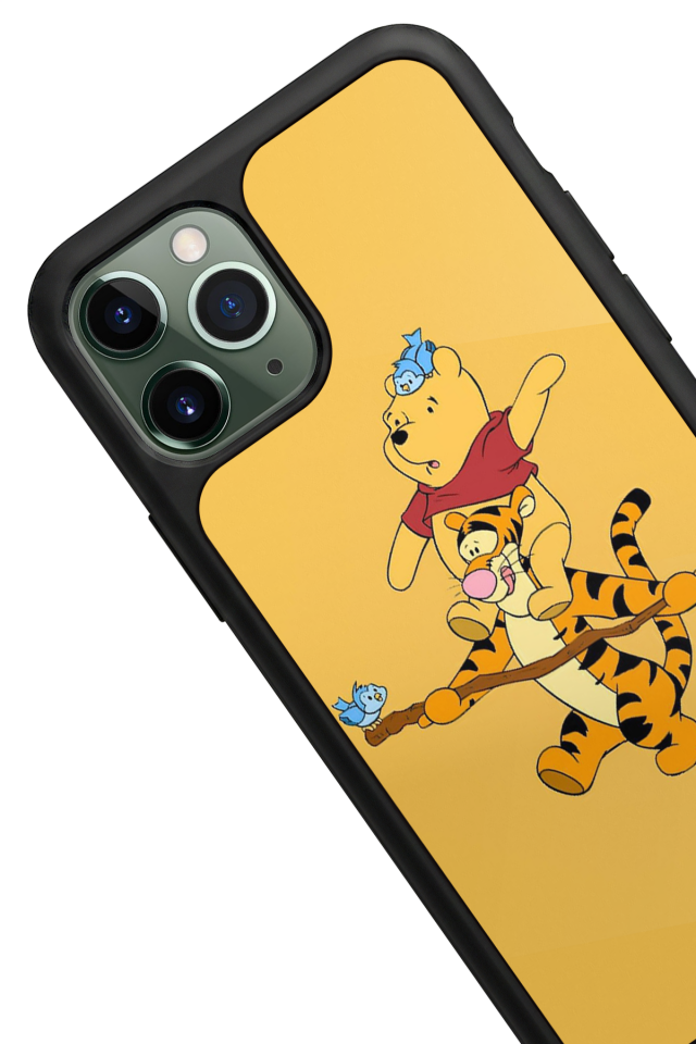 iPhone 11 Pro Max Uyumlu Winnie Tasarımlı Glossy Premium Kılıf