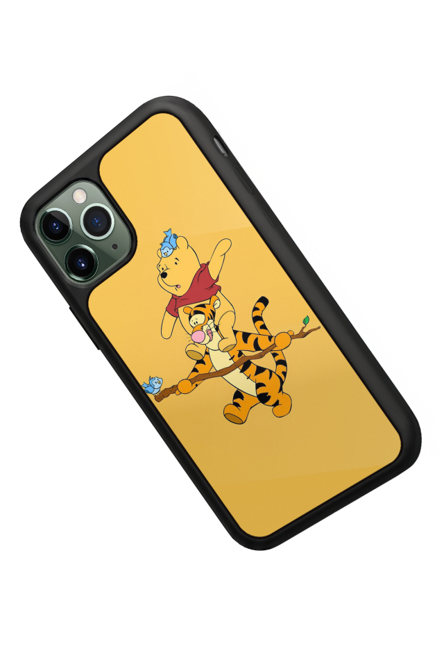 iPhone 11 Pro Max Uyumlu Winnie Tasarımlı Glossy Premium Kılıf