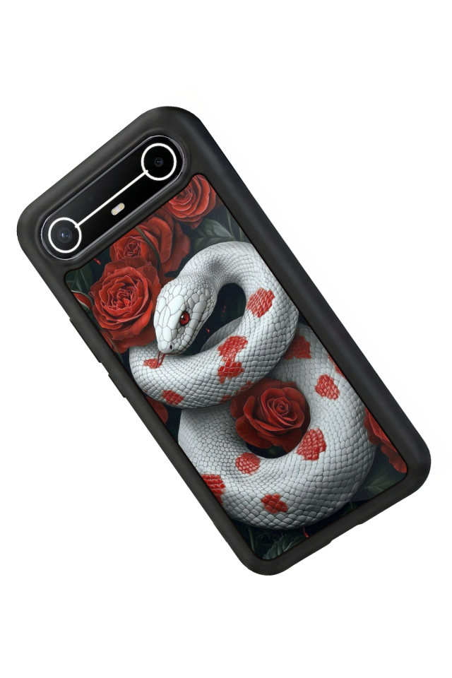 Tecno Spark Slim 5G Uyumlu Yılan Tasarımlı Glossy Premium Kılıf