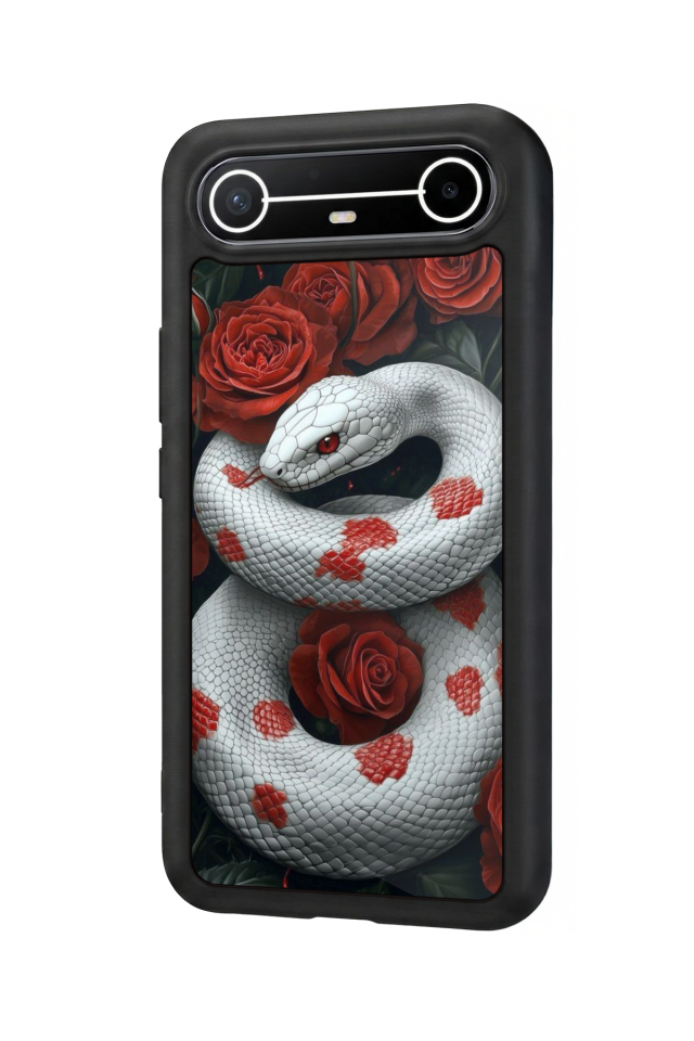 Tecno Spark Slim 5G Uyumlu Yılan Tasarımlı Glossy Premium Kılıf