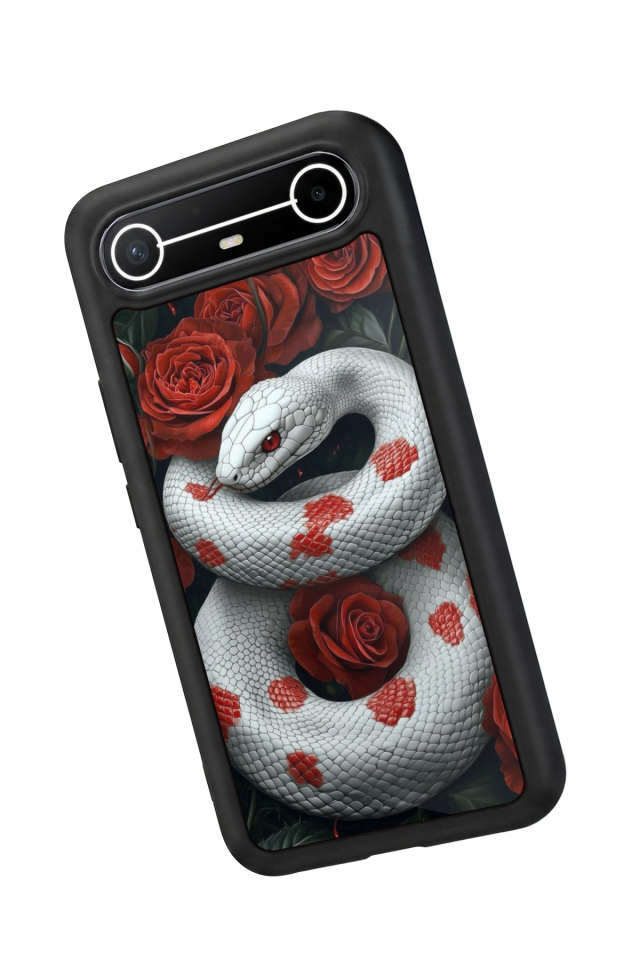 Tecno Spark Slim 5G Uyumlu Yılan Tasarımlı Glossy Premium Kılıf