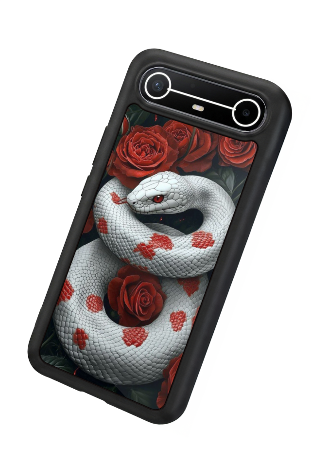 Tecno Spark Slim 5G Uyumlu Yılan Tasarımlı Glossy Premium Kılıf