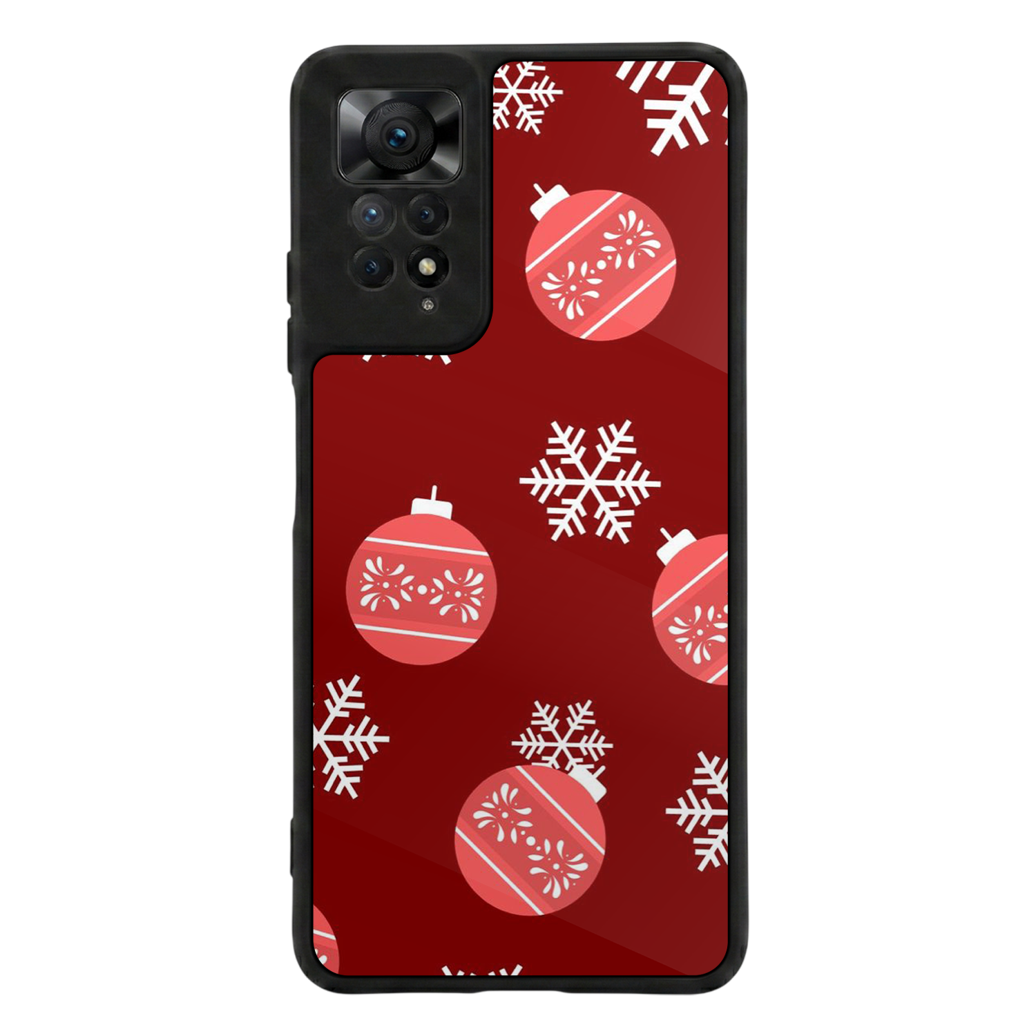 Xiaomi Redmi Note 11 Pro Uyumlu Yilbasi Christmas Tasarımlı Glossy Premium Kılıf