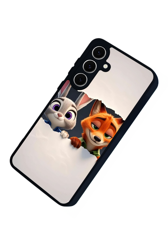 Samsung Galaxy A16 Uyumlu Zootropolis Tasarımlı Glossy Premium Kılıf