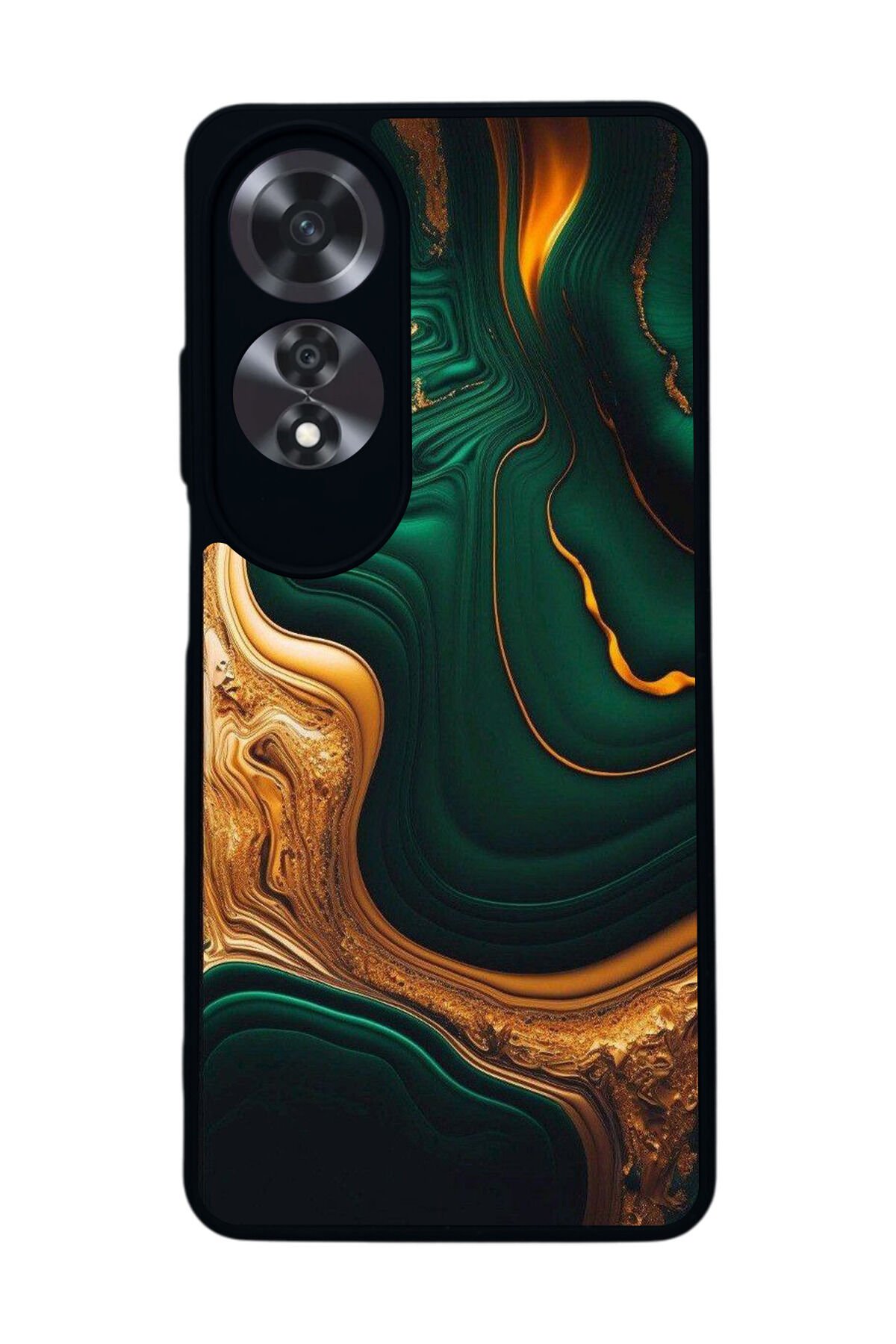 Oppo A60 Mat Siyah uyumlu Kılıf – Yumuşak Silikon, Koruyucu, Şok Emici Kapak