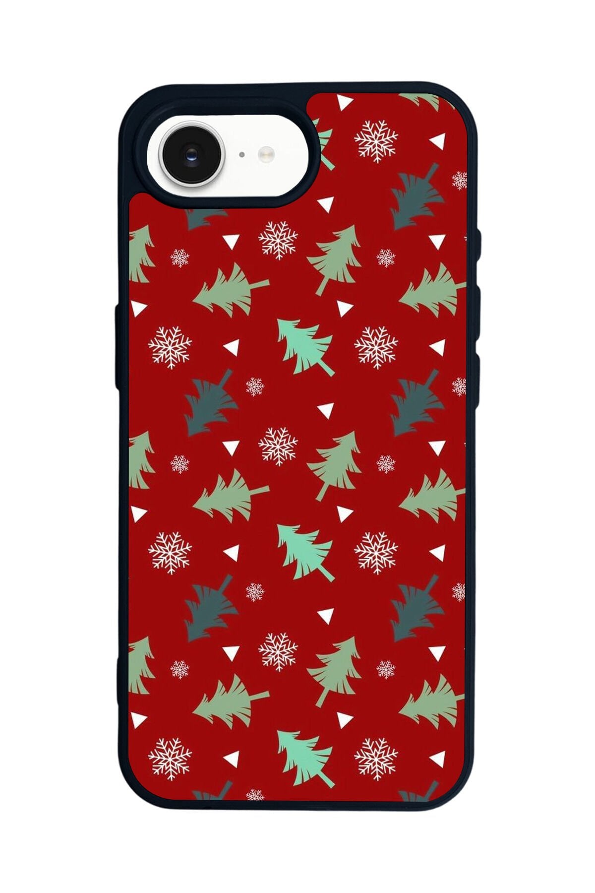 iPhone 16E Uyumlu Yilbasi Christmas Tasarımlı Glossy Premium Kılıf