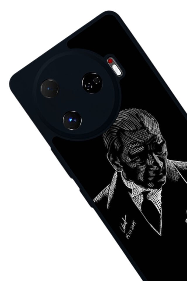 Tecno Camon 30 Pro Uyumlu Mustafa Kemal Ataturk Tasarımlı Glossy Premium Kılıf