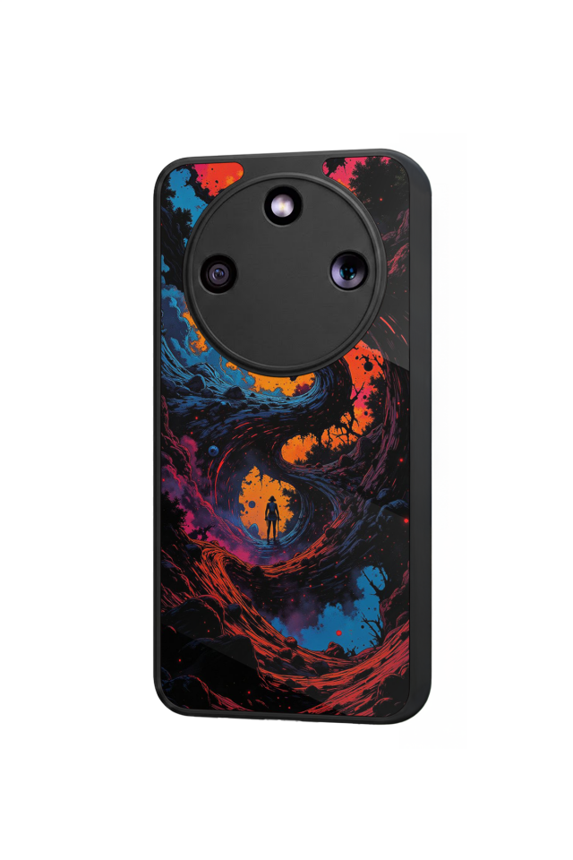 Honor Magic 8 Lite Uyumlu Abstract Tasarımlı Glossy Premium Kılıf