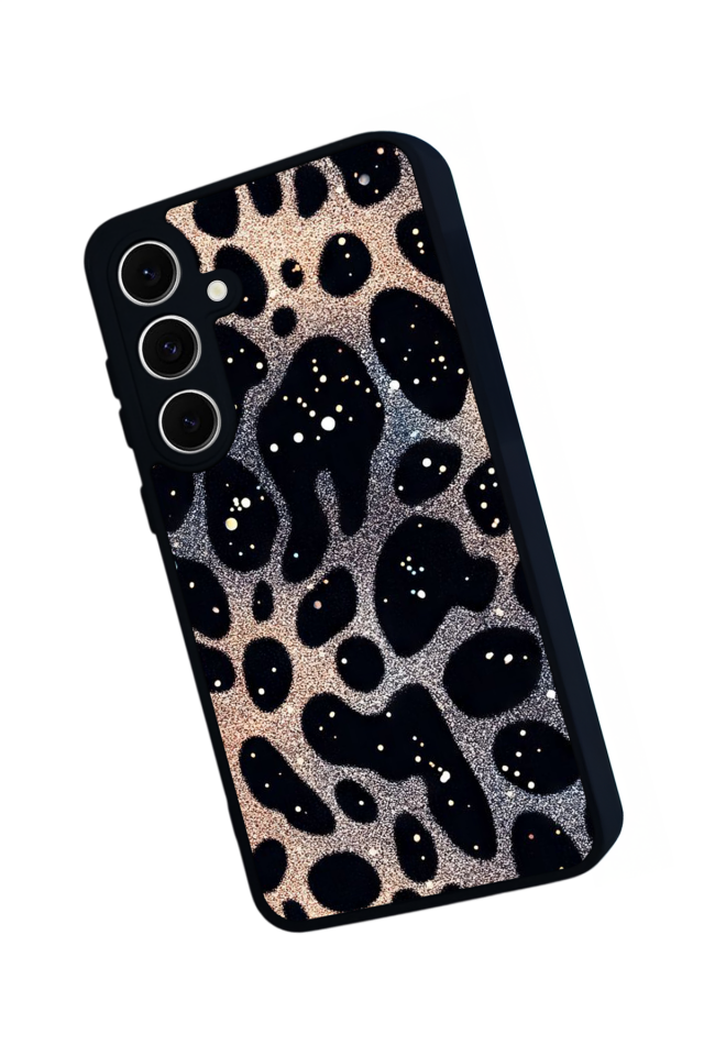 Samsung Galaxy A16 Uyumlu Hologram Leopar Tasarımlı Glossy Premium Kılıf