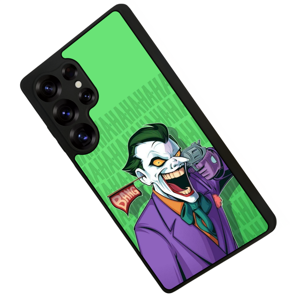 Samsung Galaxy S25 Ultra Uyumlu Joker Tasarımlı Glossy Premium Kılıf