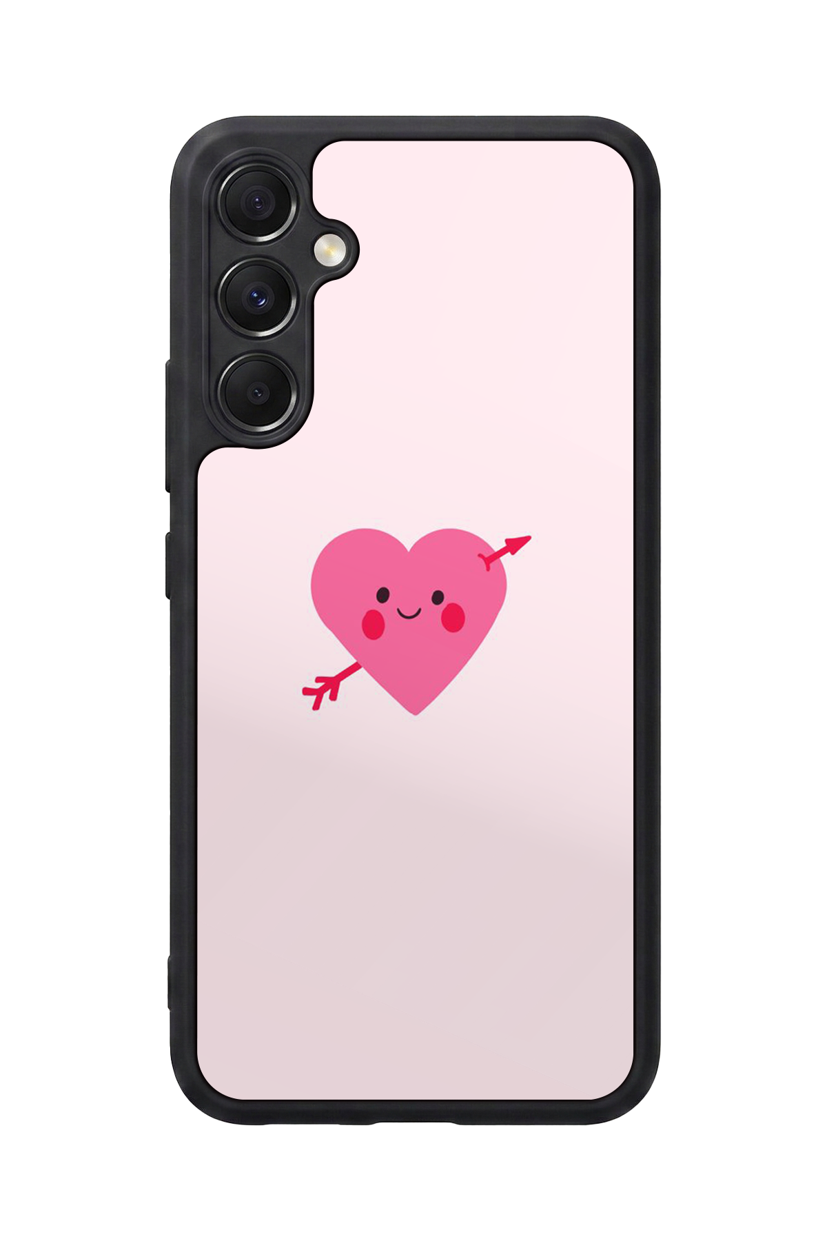 Samsung Galaxy M34 Uyumlu Kalp Love Tasarımlı Glossy Premium Kılıf