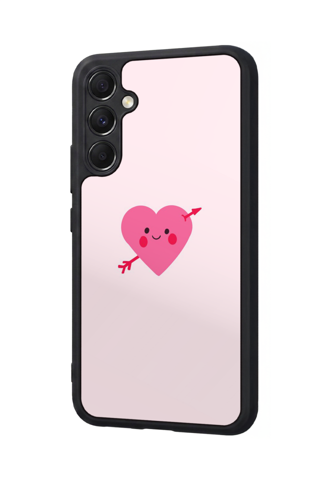 Samsung Galaxy M34 Uyumlu Kalp Love Tasarımlı Glossy Premium Kılıf