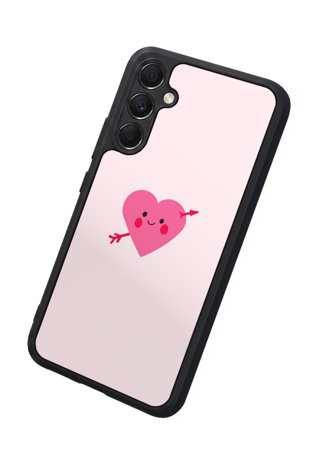 Samsung Galaxy M34 Uyumlu Kalp Love Tasarımlı Glossy Premium Kılıf