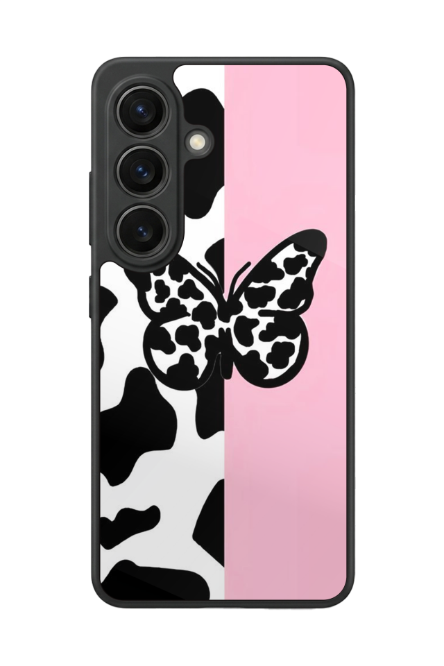 Samsung Galaxy S26 Uyumlu Kelebek Tasarımlı Glossy Premium Kılıf