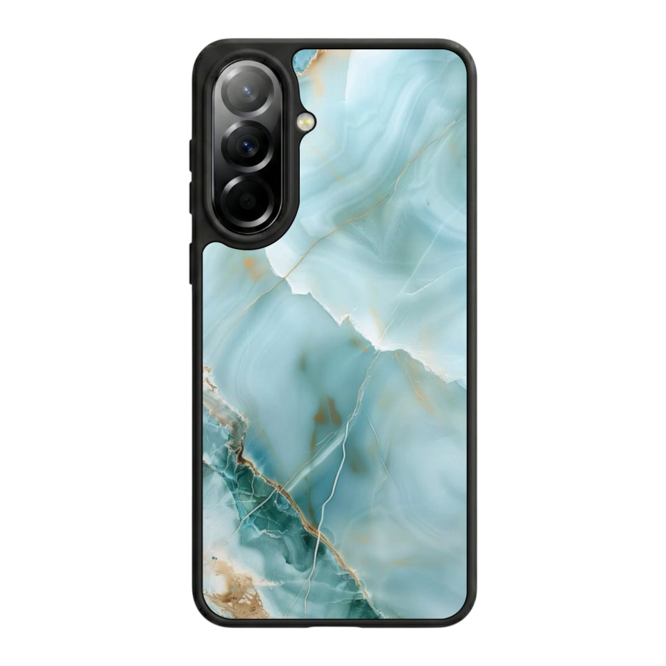 Samsung Galaxy A37 Uyumlu Mermer Marble Tasarımlı Glossy Premium Kılıf