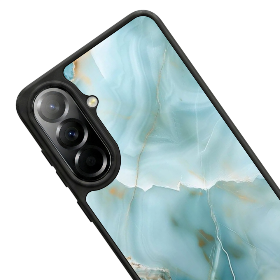 Samsung Galaxy A37 Uyumlu Mermer Marble Tasarımlı Glossy Premium Kılıf