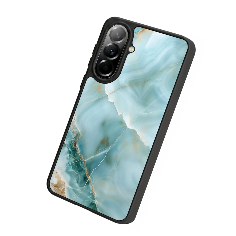 Samsung Galaxy A37 Uyumlu Mermer Marble Tasarımlı Glossy Premium Kılıf
