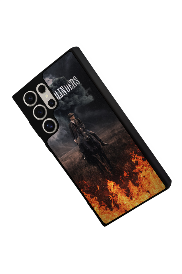 Samsung Galaxy S22 Ultra Uyumlu Peaky Blinders Tasarımlı Glossy Premium Kılıf