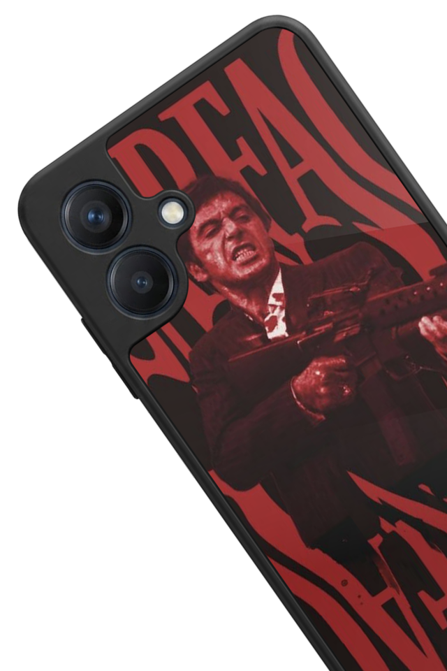 Samsung Galaxy A07 Uyumlu Scarface Tasarımlı Glossy Premium Kılıf