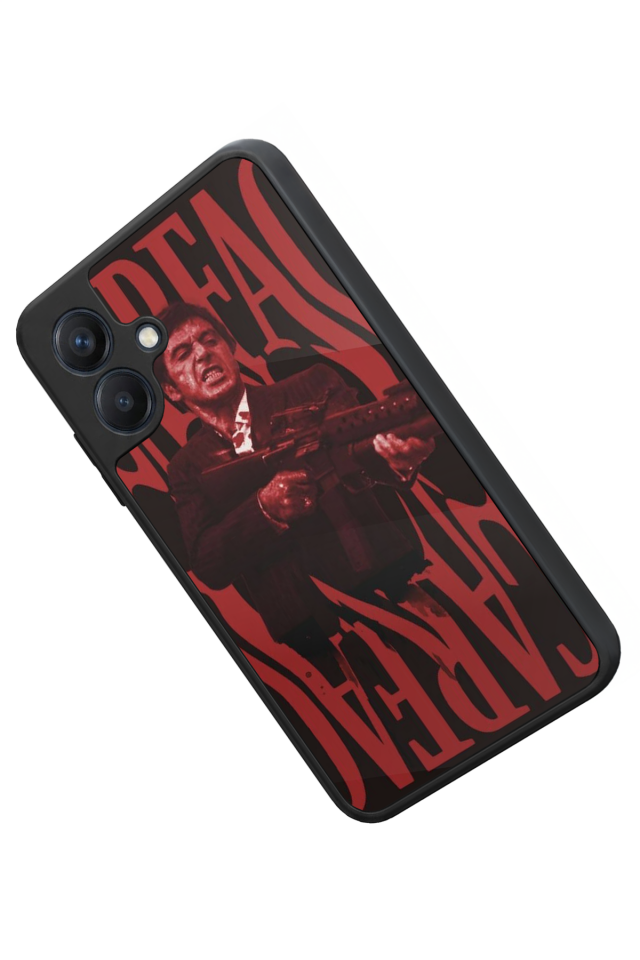 Samsung Galaxy A07 Uyumlu Scarface Tasarımlı Glossy Premium Kılıf