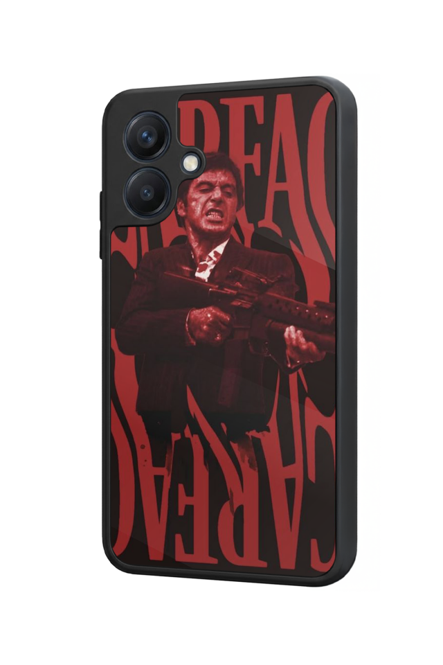 Samsung Galaxy A07 Uyumlu Scarface Tasarımlı Glossy Premium Kılıf