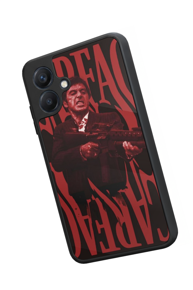 Samsung Galaxy A07 Uyumlu Scarface Tasarımlı Glossy Premium Kılıf