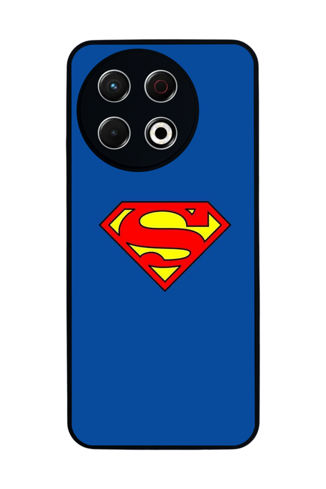 Tecno Spark 30 Pro Uyumlu Superman Tasarımlı Glossy Premium Kılıf
