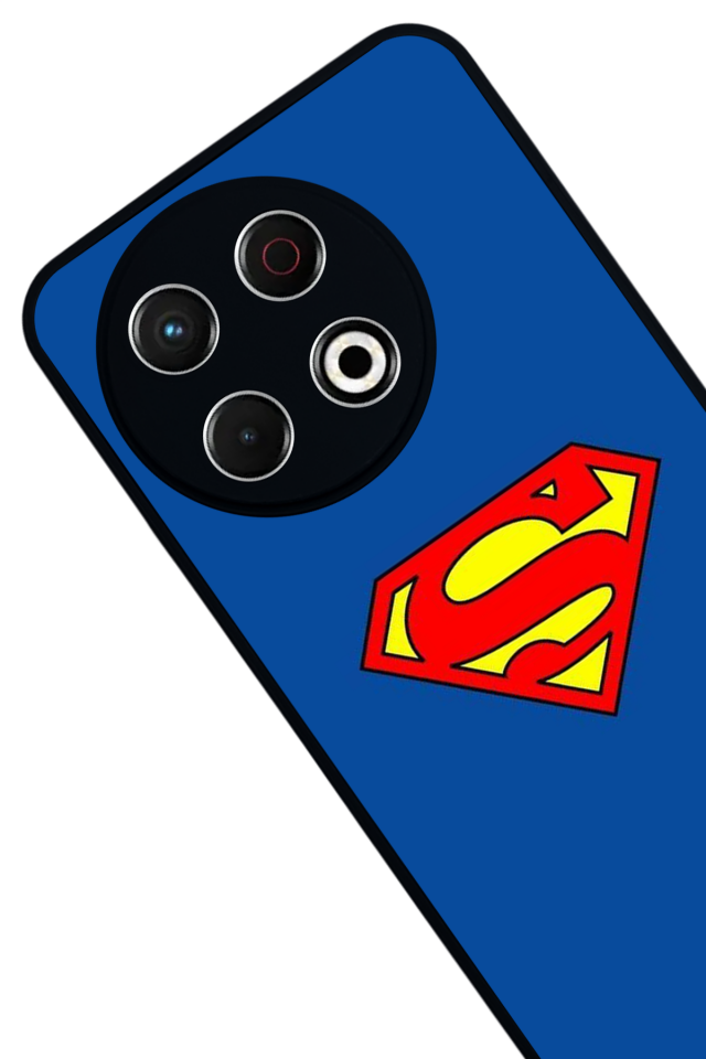 Tecno Spark 30 Pro Uyumlu Superman Tasarımlı Glossy Premium Kılıf