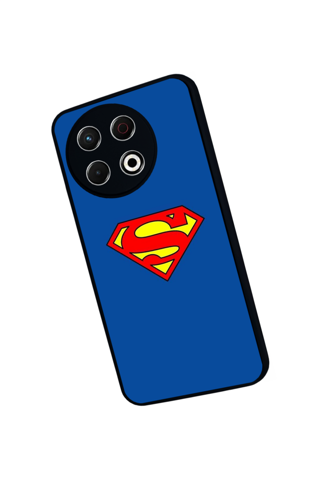 Tecno Spark 30 Pro Uyumlu Superman Tasarımlı Glossy Premium Kılıf