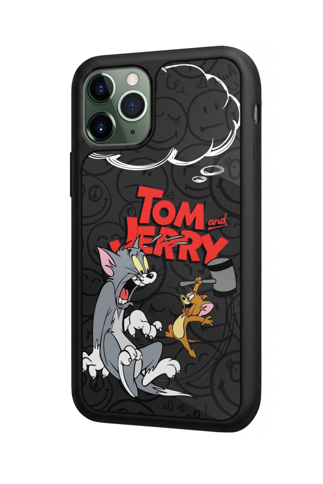 iPhone 11 Pro Max Uyumlu Tom And Jerry Tasarımlı Glossy Premium Kılıf