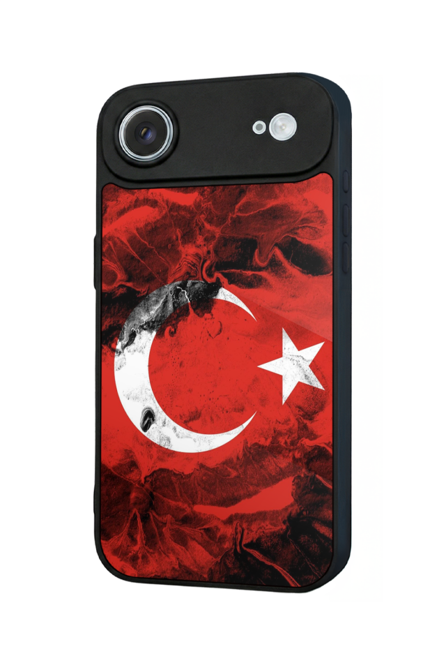 iPhone 17 Air Uyumlu Türk Bayragi Tasarımlı Glossy Premium Kılıf
