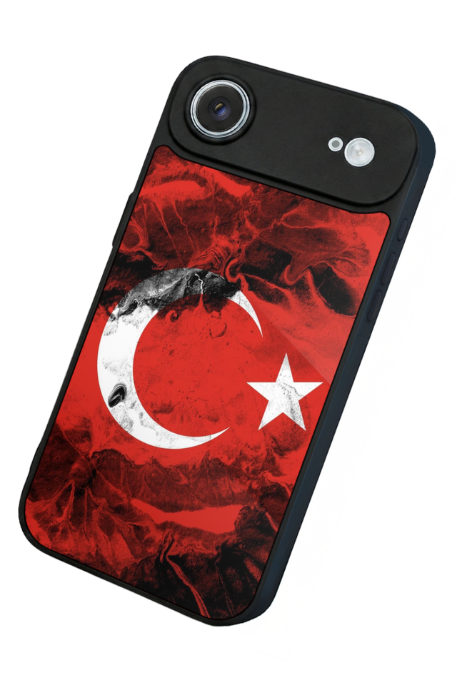 iPhone 17 Air Uyumlu Türk Bayragi Tasarımlı Glossy Premium Kılıf