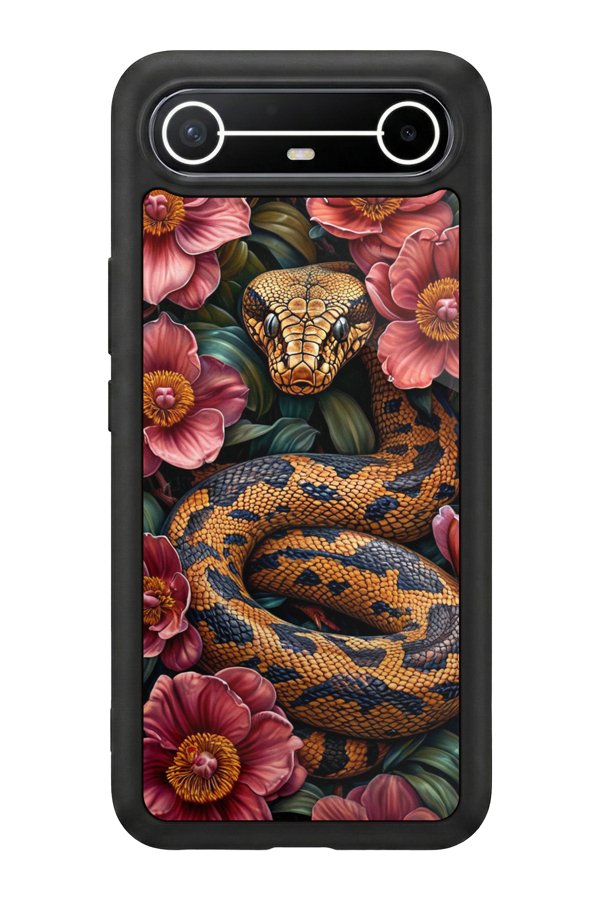 Tecno Spark Slim 5G Uyumlu Yılan Tasarımlı Glossy Premium Kılıf