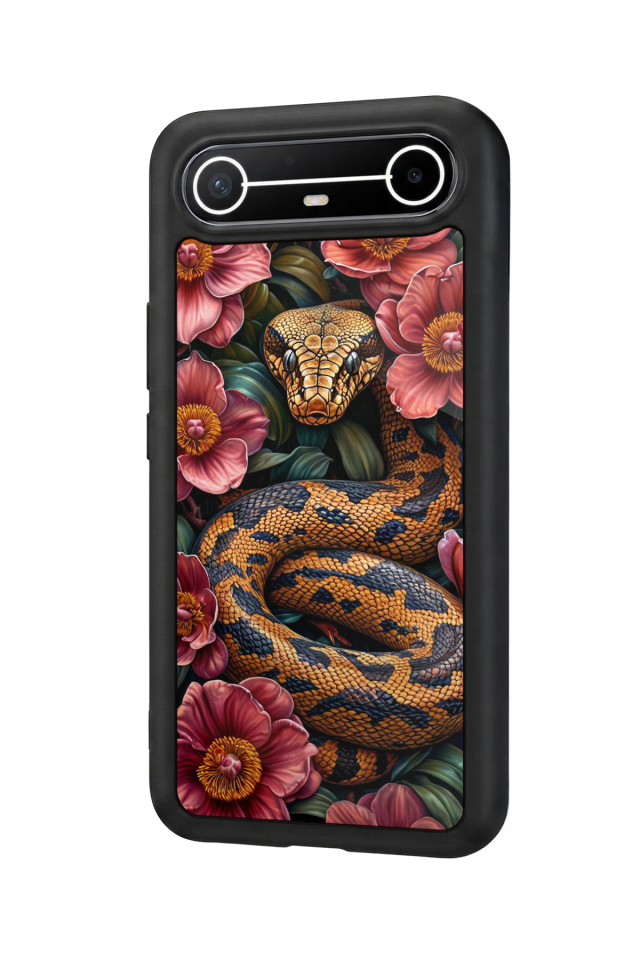 Tecno Spark Slim 5G Uyumlu Yılan Tasarımlı Glossy Premium Kılıf